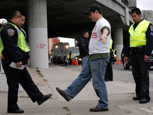 Most Common Tests in Drunk Driving Stops