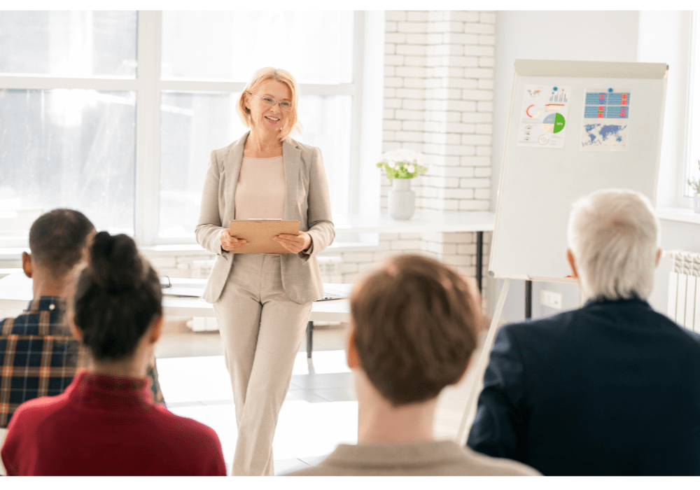 Employees Being Trained